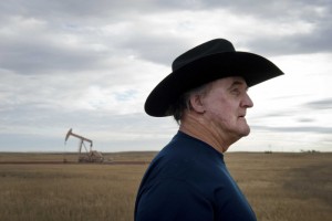 Andrew Rohr, who was badly burned in a Continental Resources oil rig blowout in 2011, near his home in Marmath, N.D.