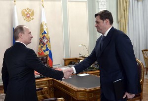 Президент РФ В.Путин встретился с гендиректором "Северстали" А.Мордашовым