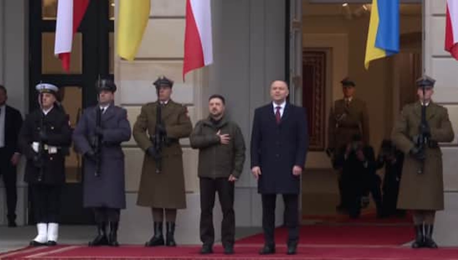 Зеленский посетил Польшу и нашёл взаимопонимание с Навроцким