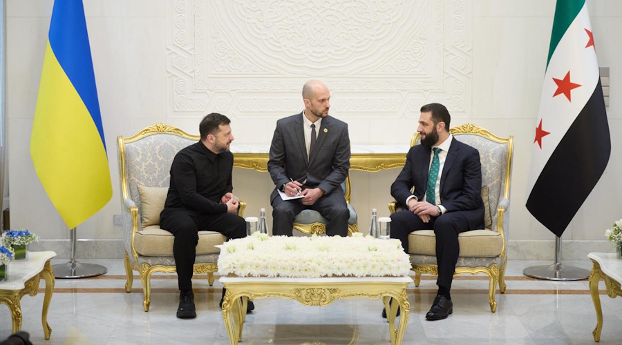Зеленский в Сирии: «Есть большой интерес к обмену военным опытом»